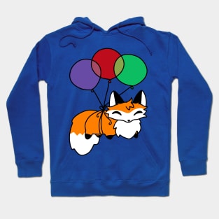 Fluffy Balloon Fox Hoodie